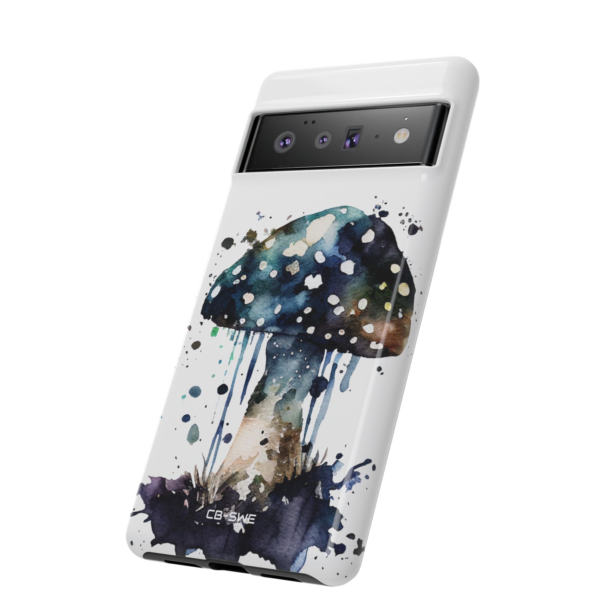 Whimsical Watercolor Mushroom - Google Pixel Case