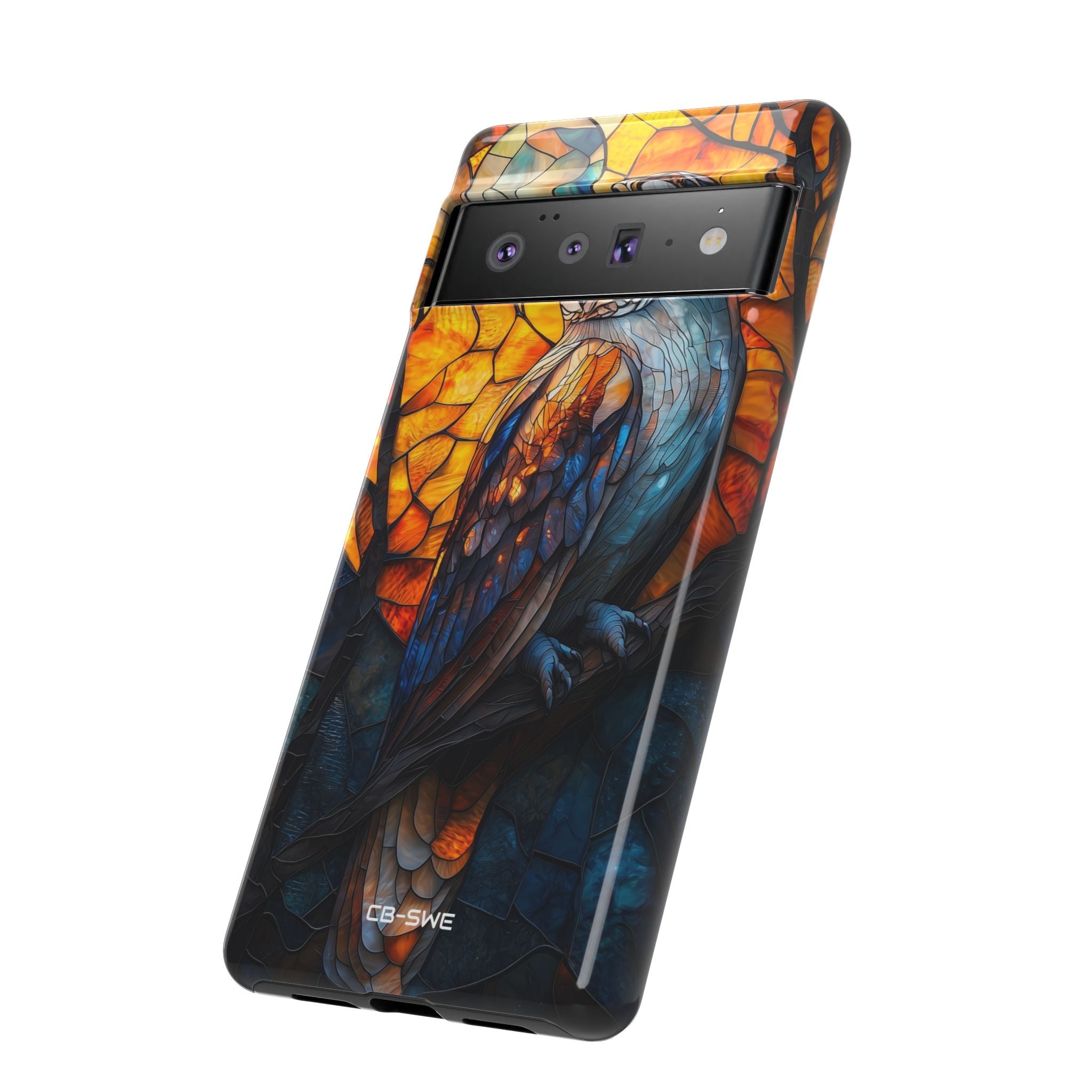 Owl Gazes Moonlight - Google Pixel Case