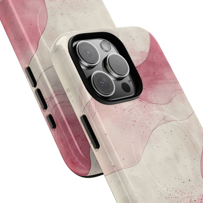 Crimson Waves iPhone 16 Pro Max Case - Tough+