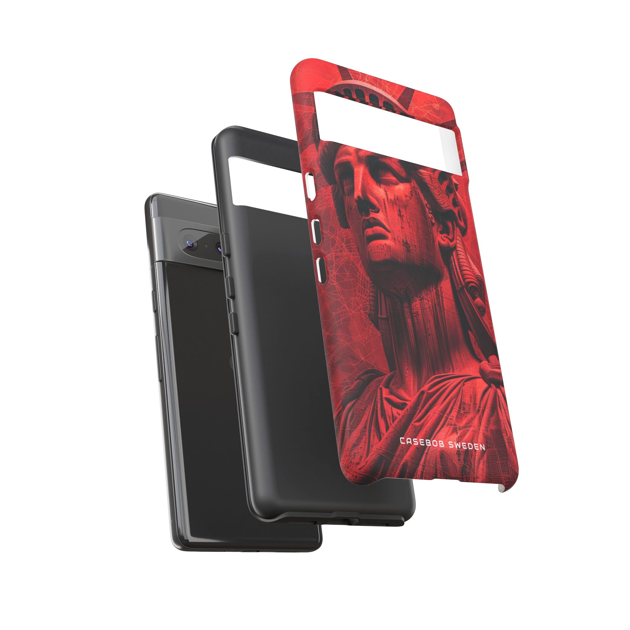 Zen Red Liberty Vision Google Pixel 7 - Tough Phone Case