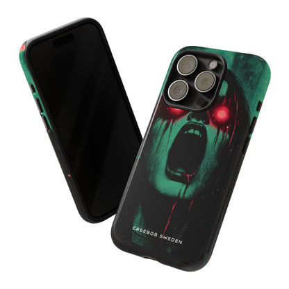 Haunting Glow of Gothic Eyes iPhone 15 - Tough Phone Case