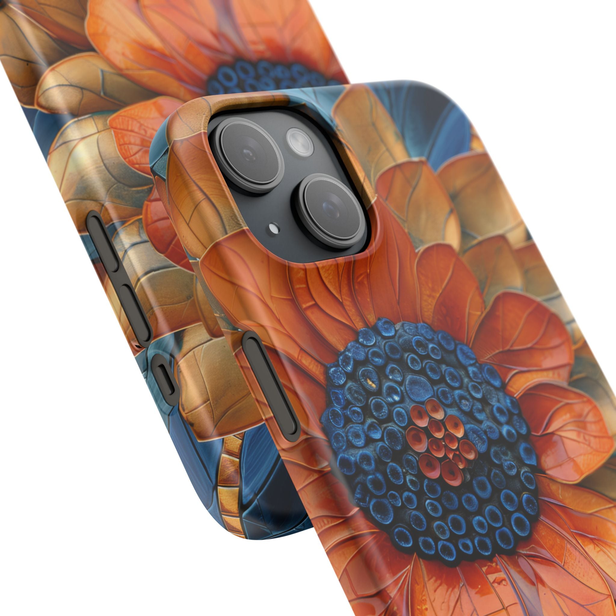 Mosaic Blossom Harmony iPhone 15 - Slim Phone Case