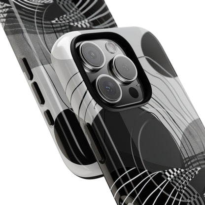 Monochrome Motion Flow iPhone 16 - Tough+