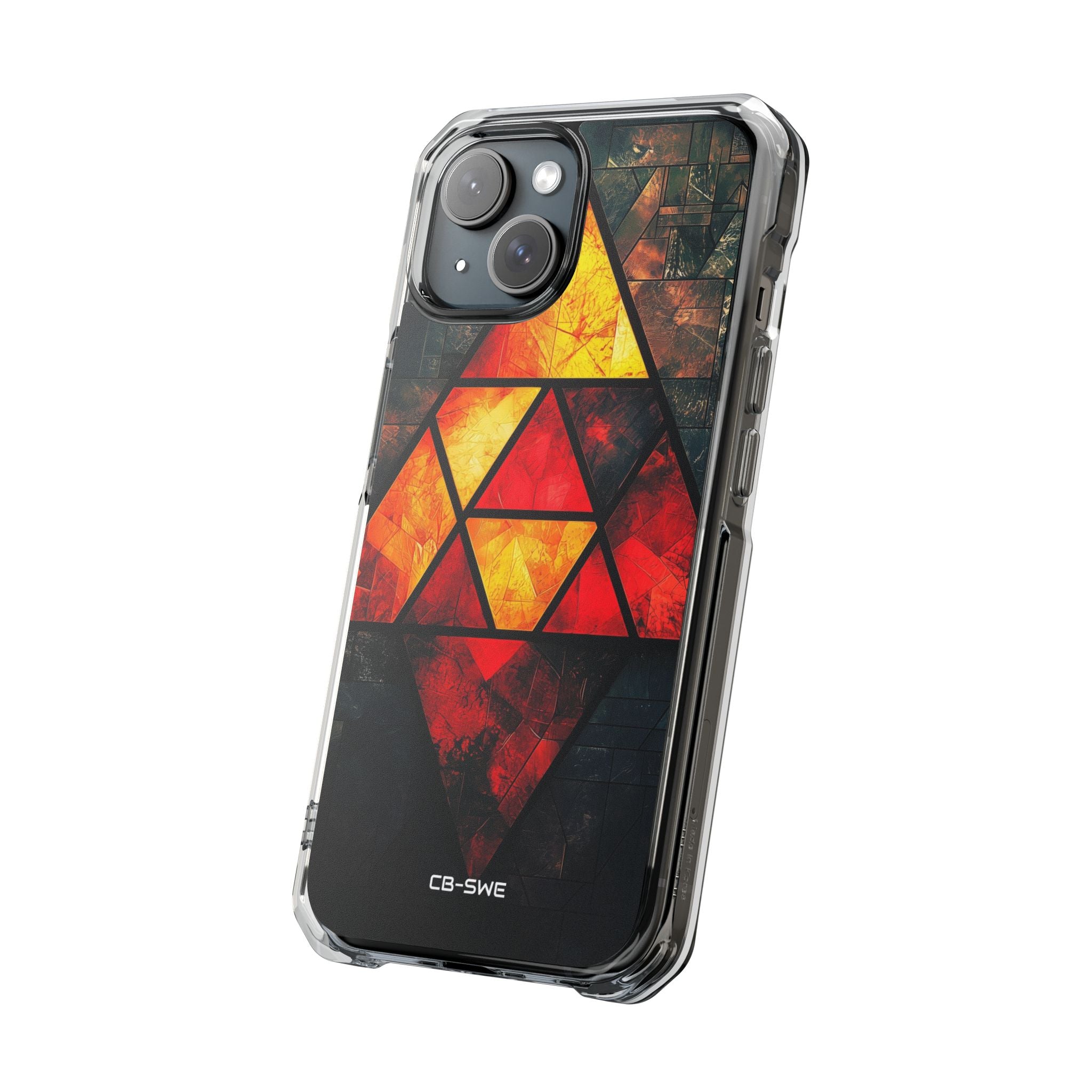 Triangles Illuminate Warmth iPhone Case - Impact