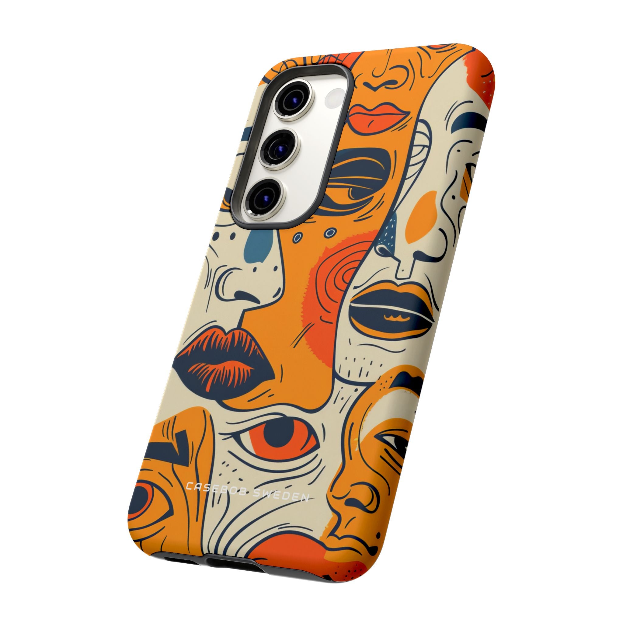 Gradient Face Mosaic Samsung S23 - Tough Phone Case