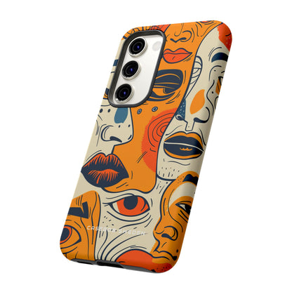 Gradient Face Mosaic Samsung S23 - Tough Phone Case