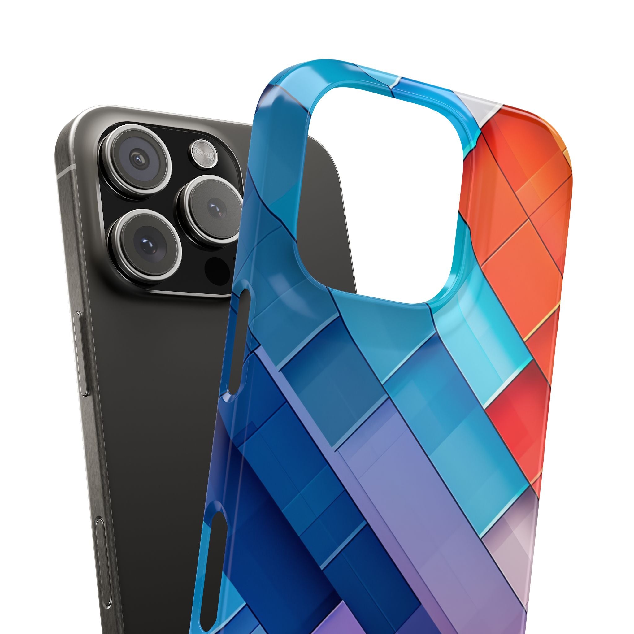 Vibrant GeoFlow iPhone 16 - Slim Phone Case