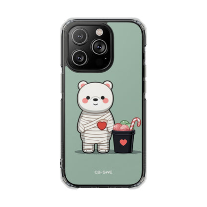 Mummy Bear Smiles Bright iPhone Case - Impact