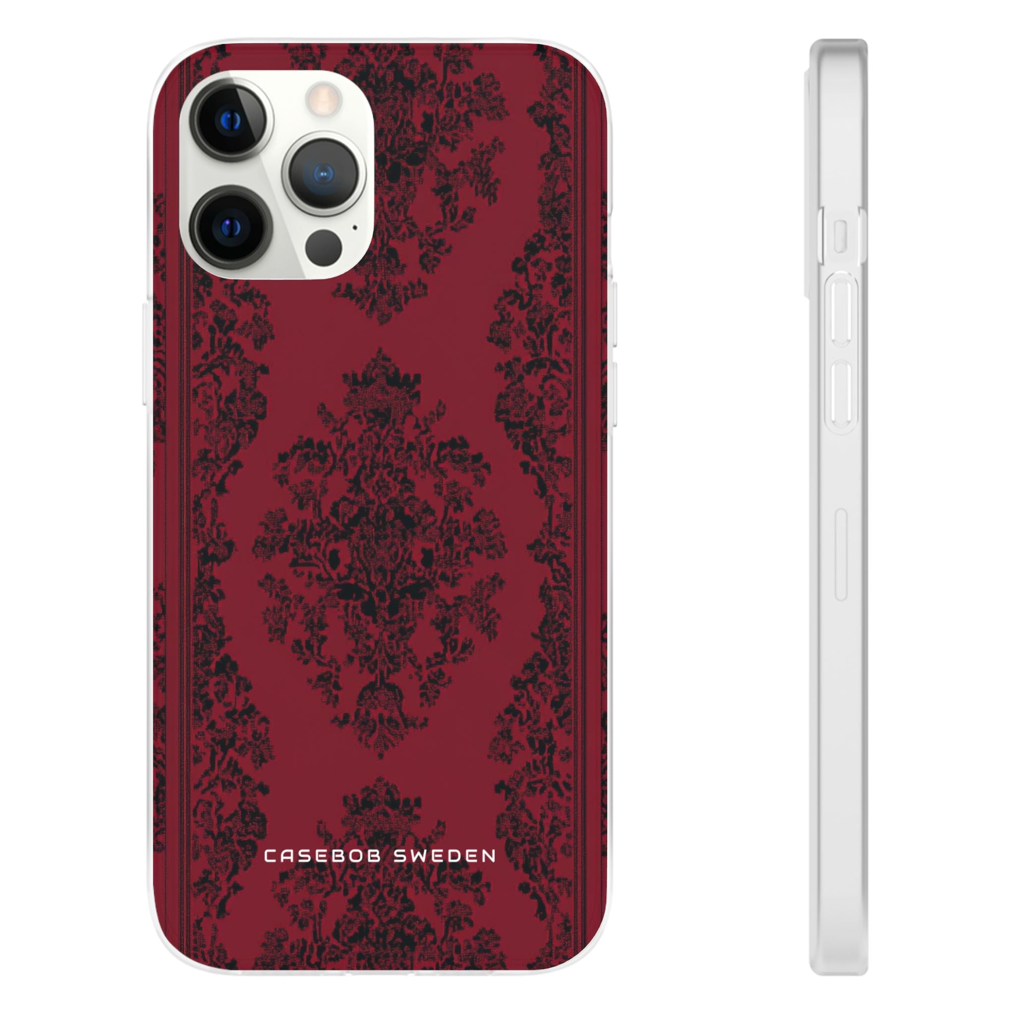 Gothic Crimson Elegance iPhone 12 - Flexi Phone Case