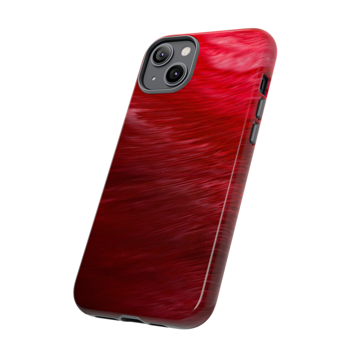 Red Feather Ink Art iPhone Case (Protective) Phone Case