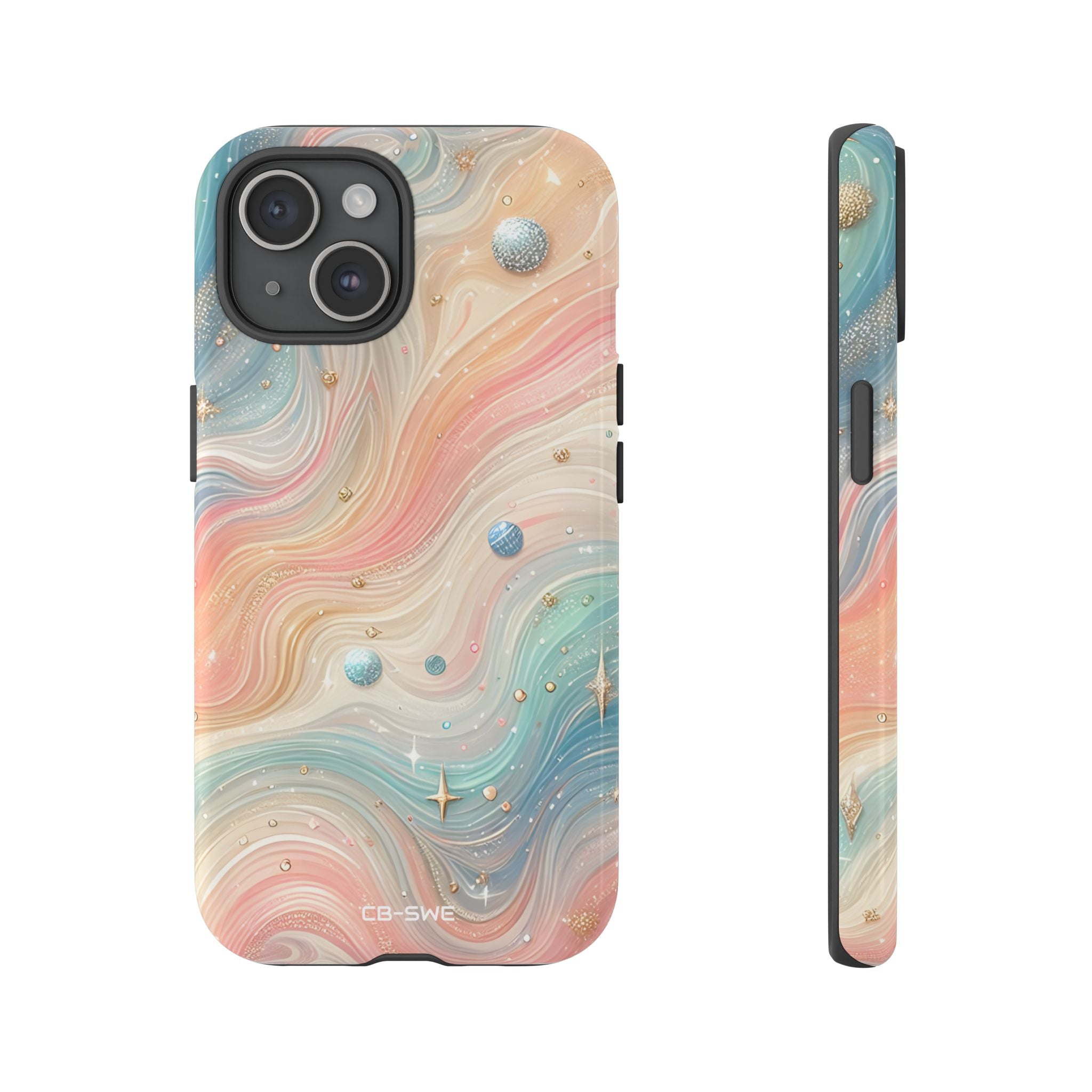 Celestial Waves Dance - iPhone Case