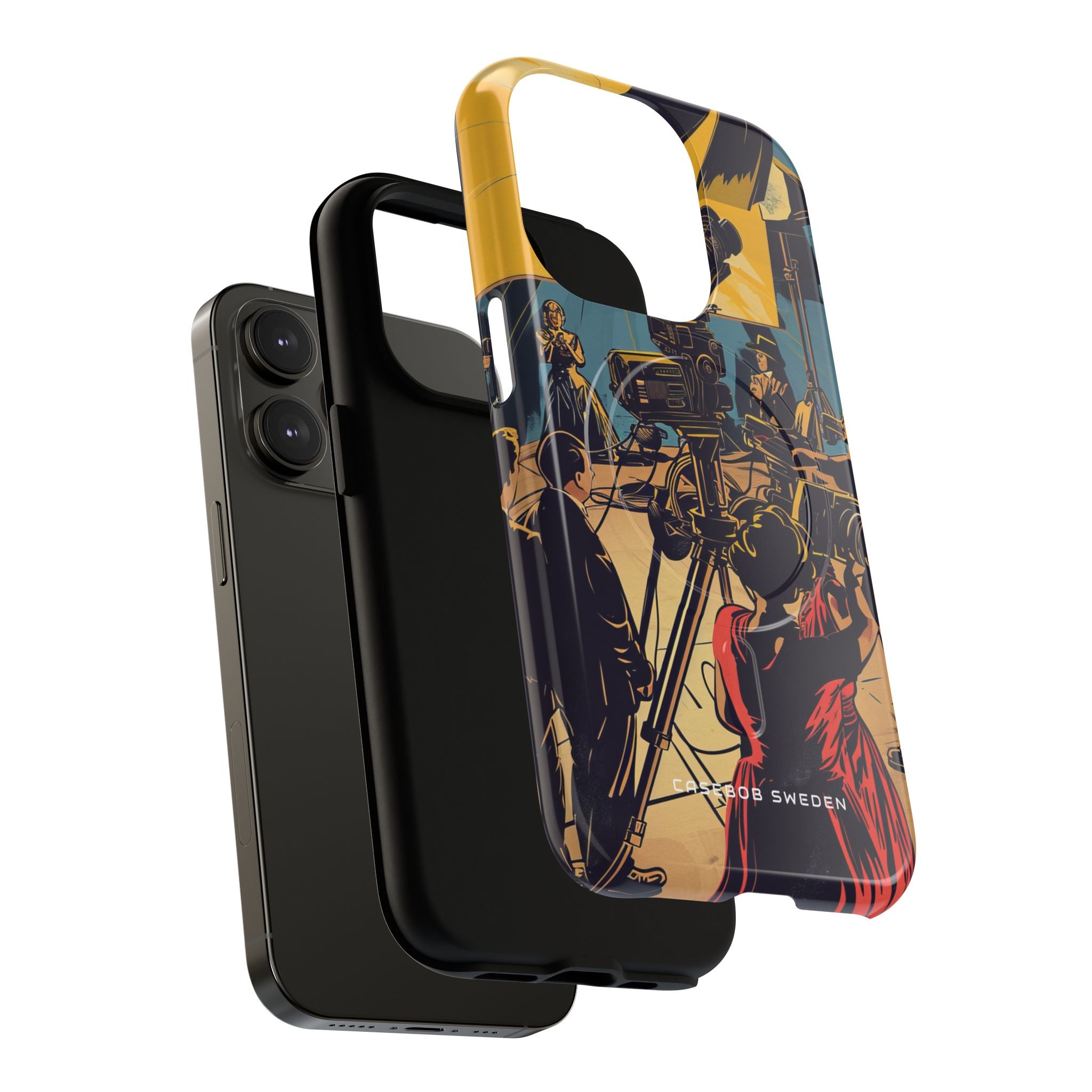 Golden Era Cinematic Spotlight iPhone 14 | Tough+ Phone Case