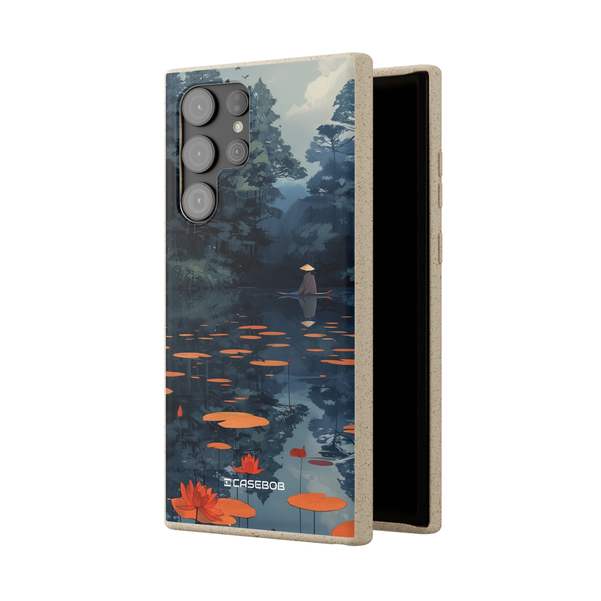 Tranquil Lotus Serenity | Biodegradable Phone Case