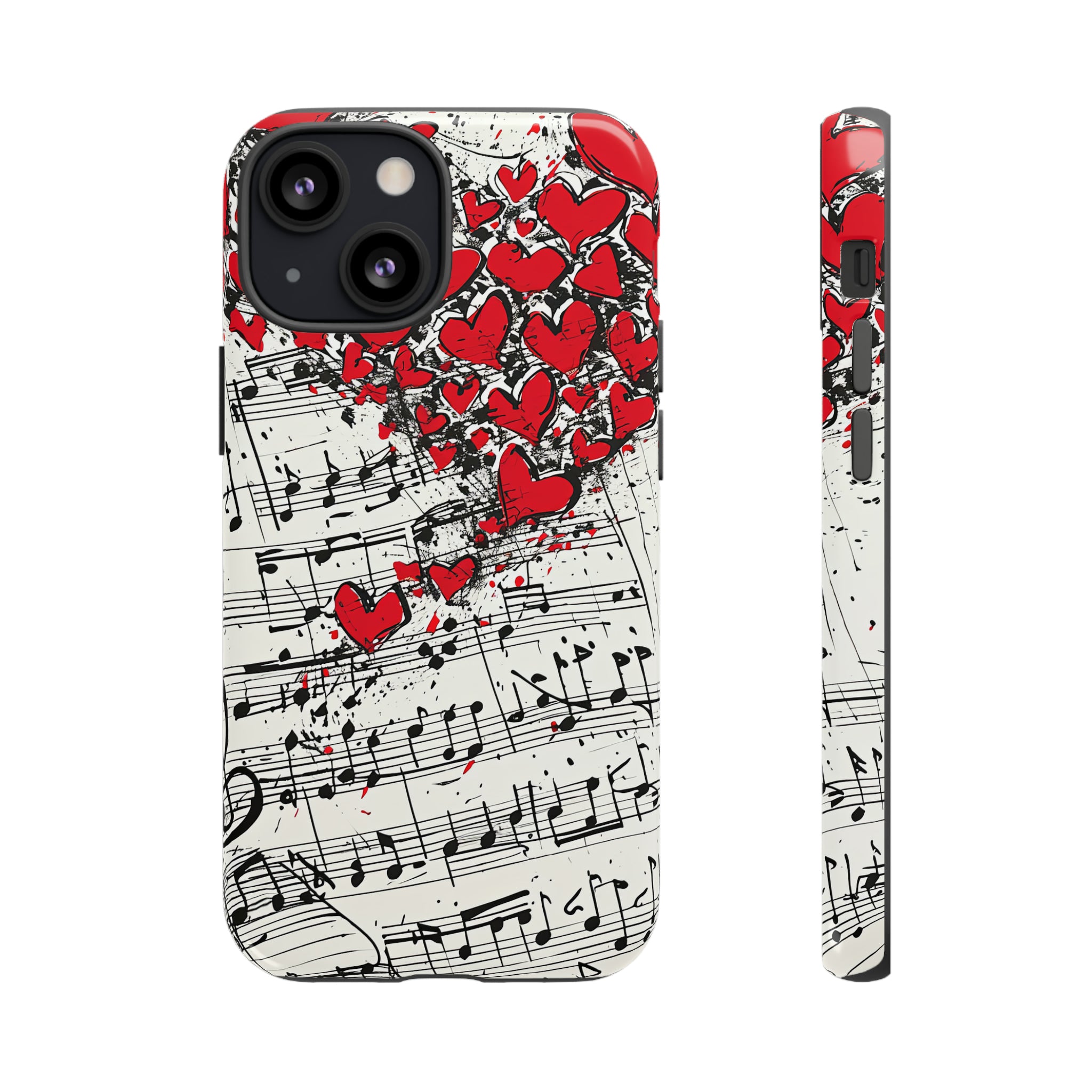 Lyric Harmony Serenade - Protective Phone Case