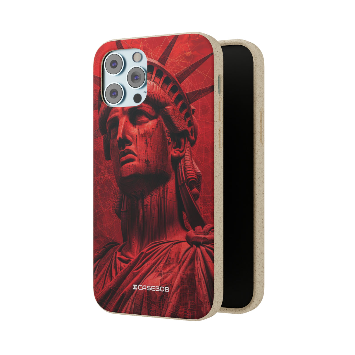 Red Liberty Revolution | Biodegradable Phone Case