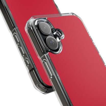 Crimson iPhone 16 - Clear Impact Phone Case