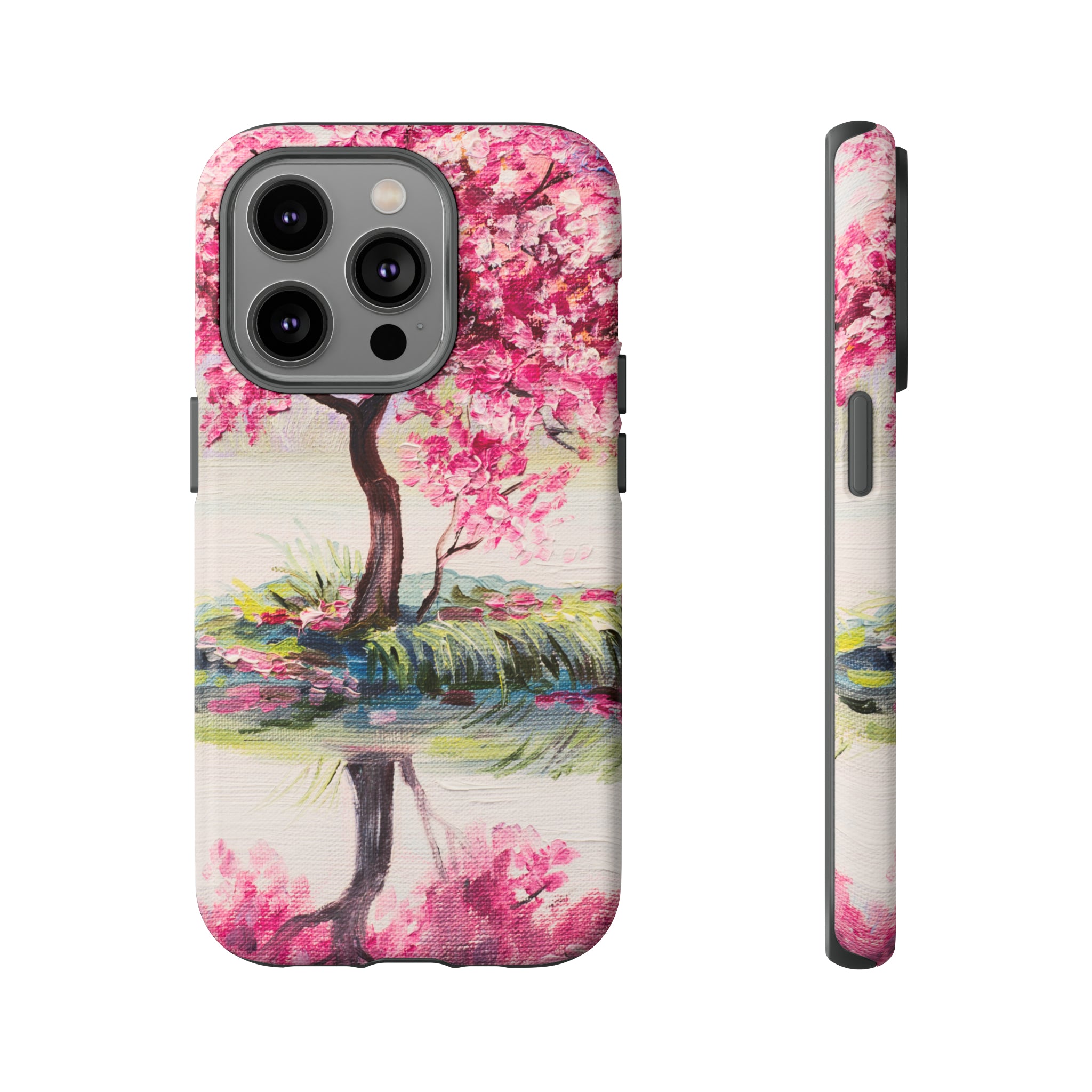 Oil painting - Oriental Cherry Tree - Protective Phone Case