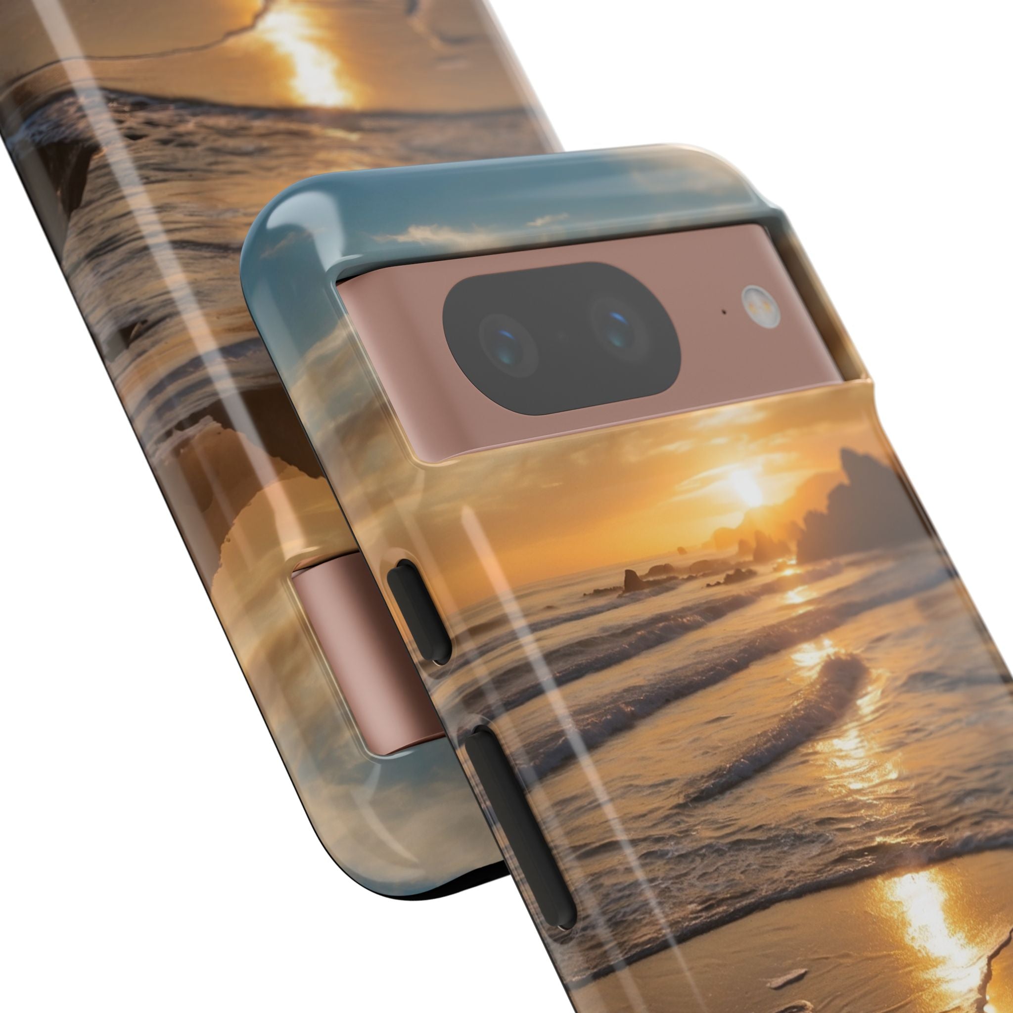 Waves Embrace Shore - Google Pixel Case