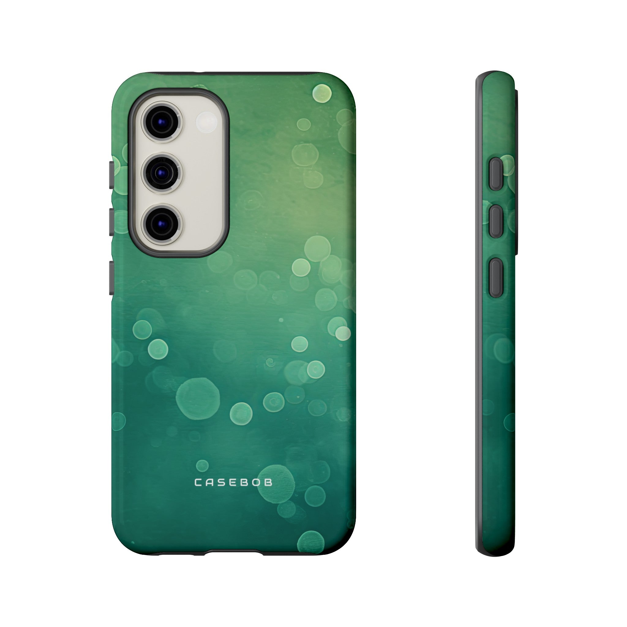 Green Dot Matrix - Protective Phone Case