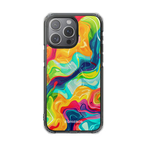 Bold Bright Patterns | Phone Case for iPhone (Clear Impact Case - Magnetic)