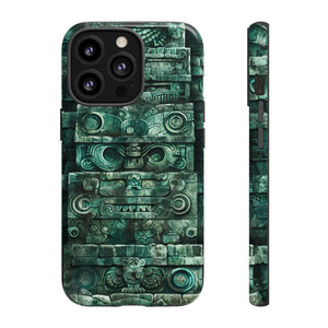 Mayan Jaguar & Serpent Spirit - Protective Phone Case