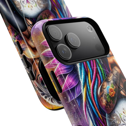 Sunflower Skull Glow iPhone 17 Pro Max Case - Tough+