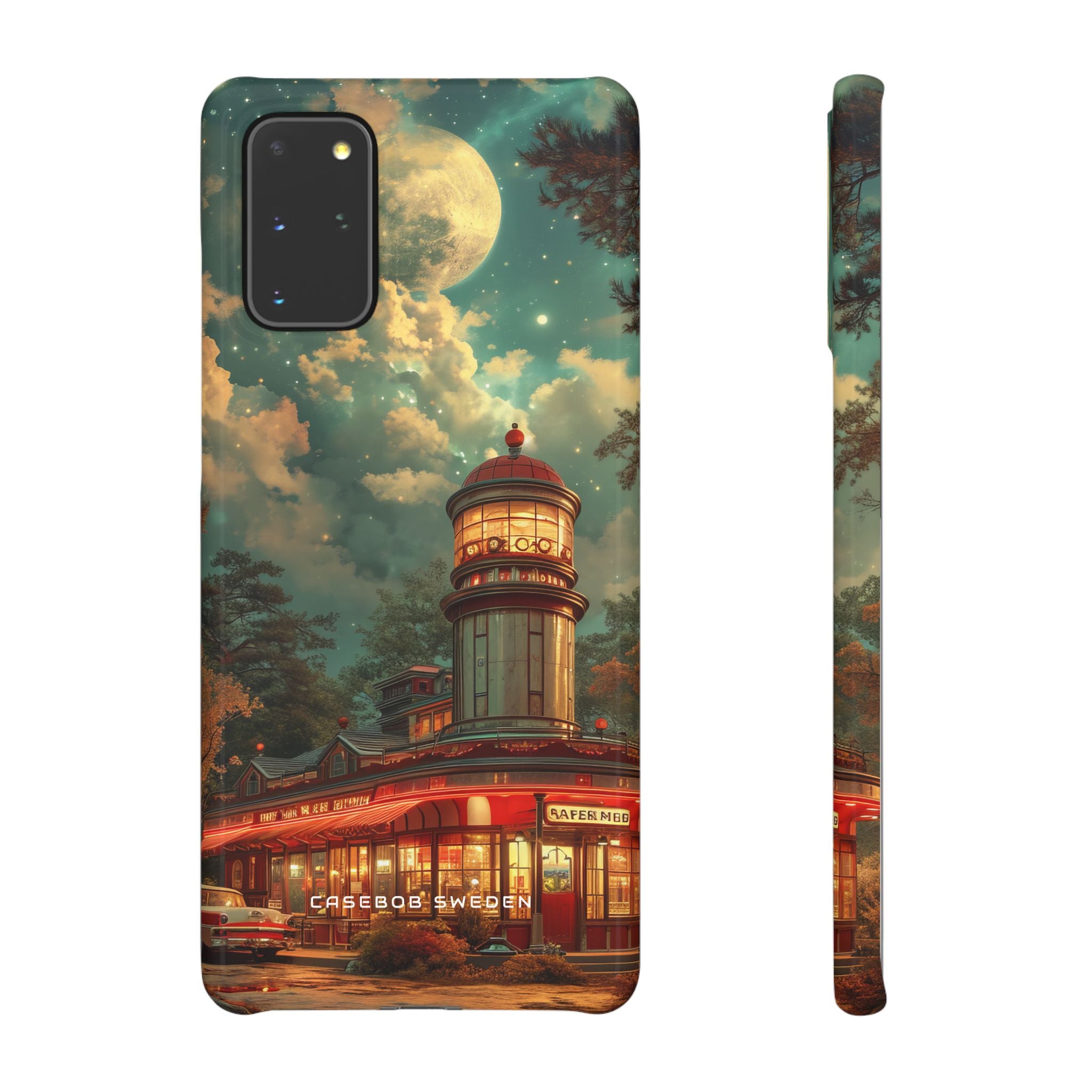 Vintage Moonlit Diner Fantasy Samsung S20 - Slim Phone Case