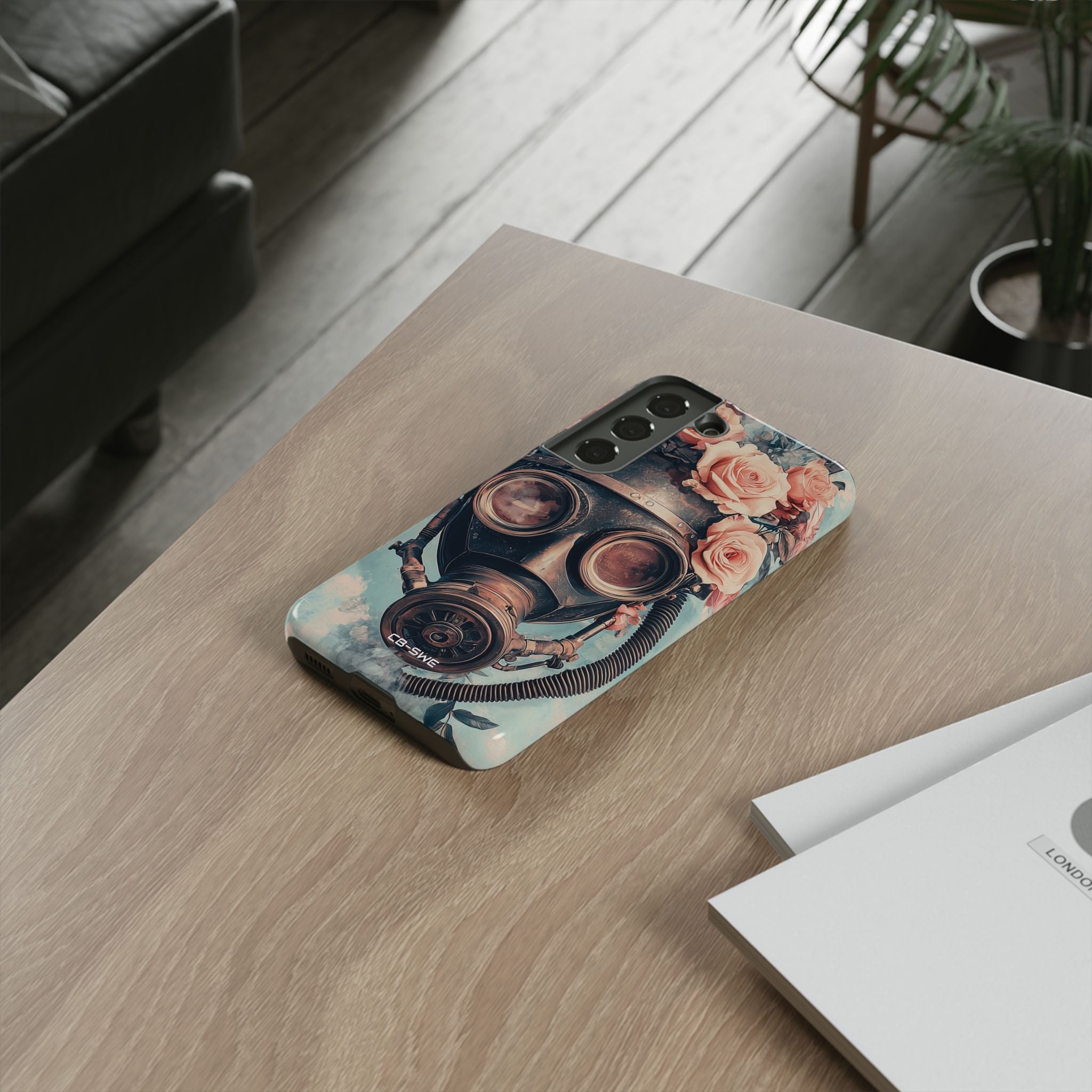 Roses Embrace Mask - Samsung Case