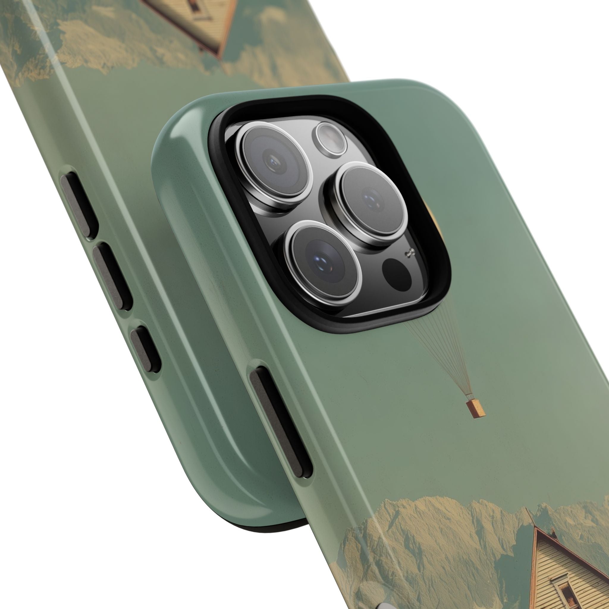 Moon Hovers Low - iPhone Case
