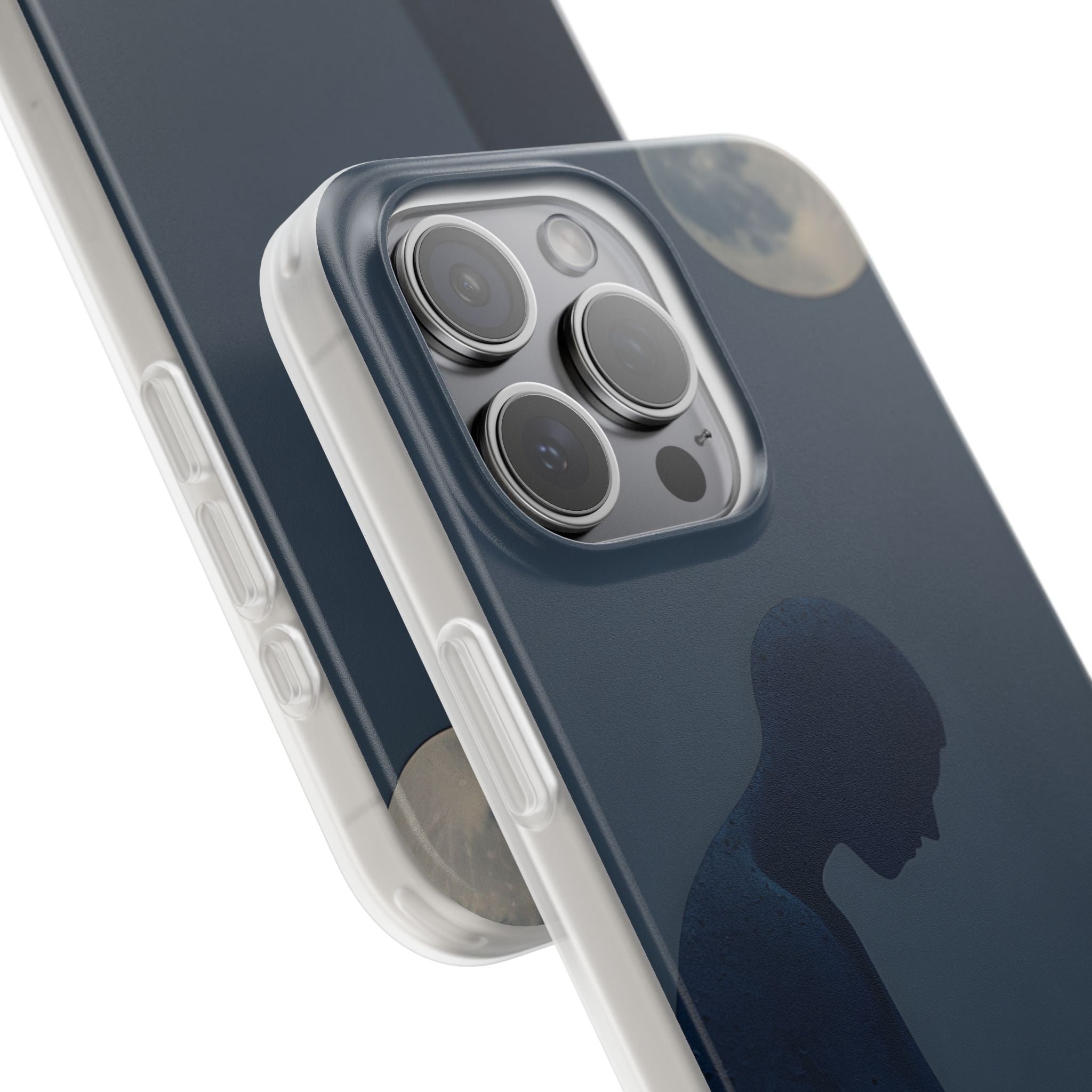 Moonlit Contemplation iPhone 15 Pro Max Case - Soft