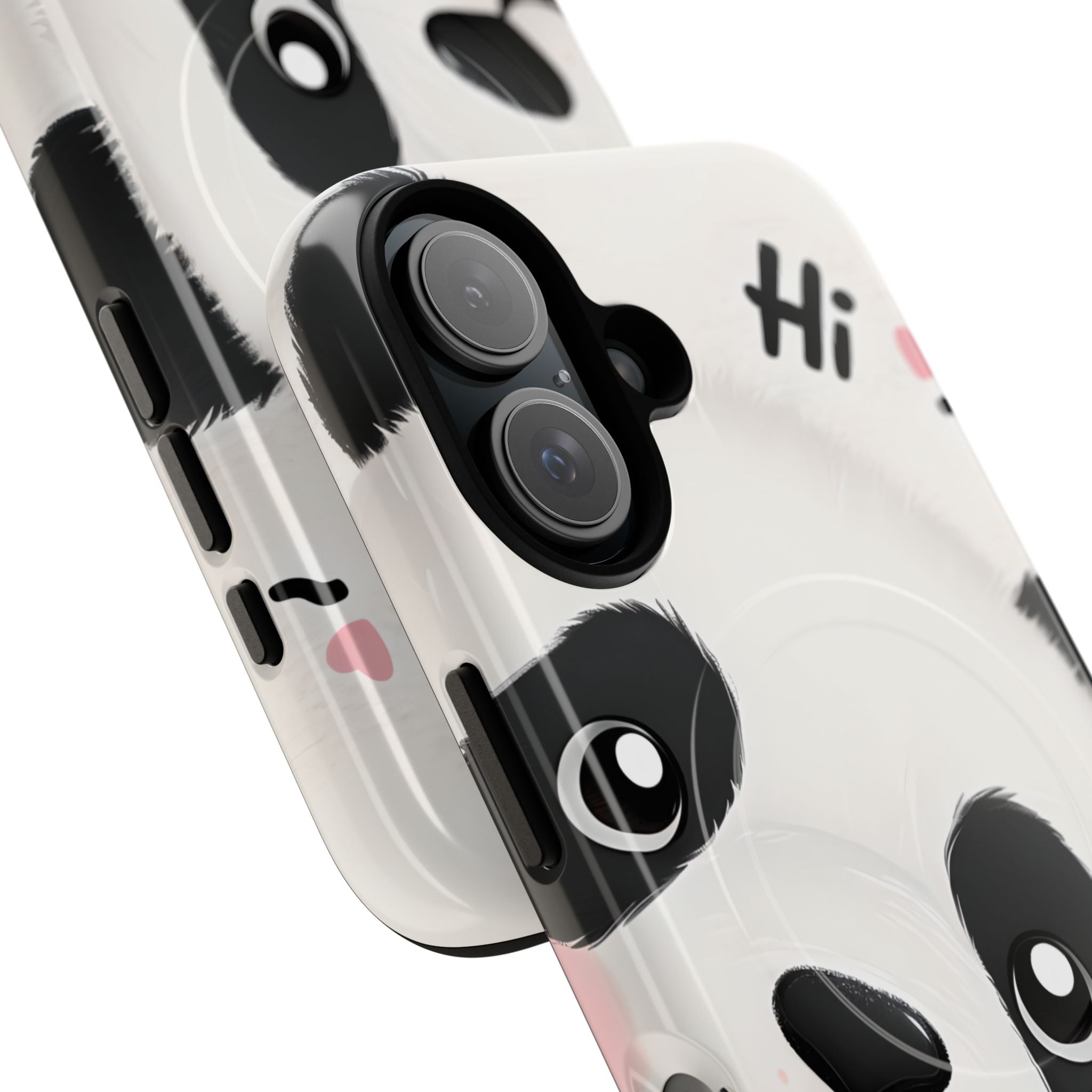 Adorable Panda Playful Hi Text Phone iPhone 16 - Tough+