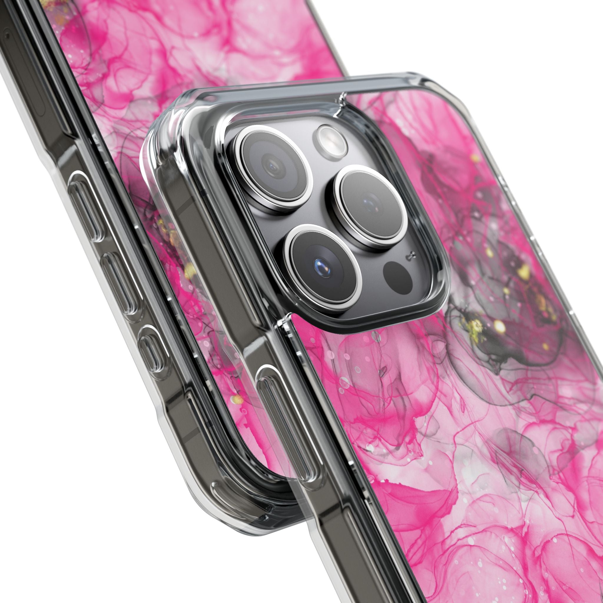 Vibrant Pink Swirls iPhone Case - Impact