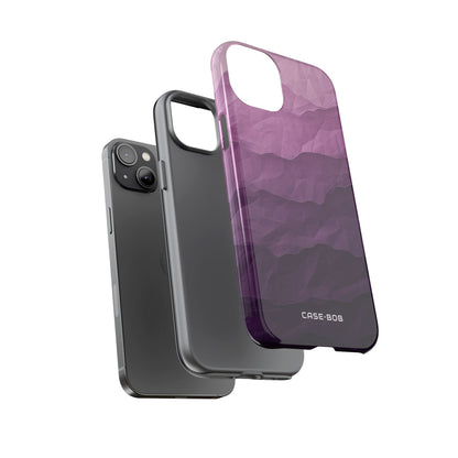 Purple Wave Layers iPhone 14 Plus Case - Tough