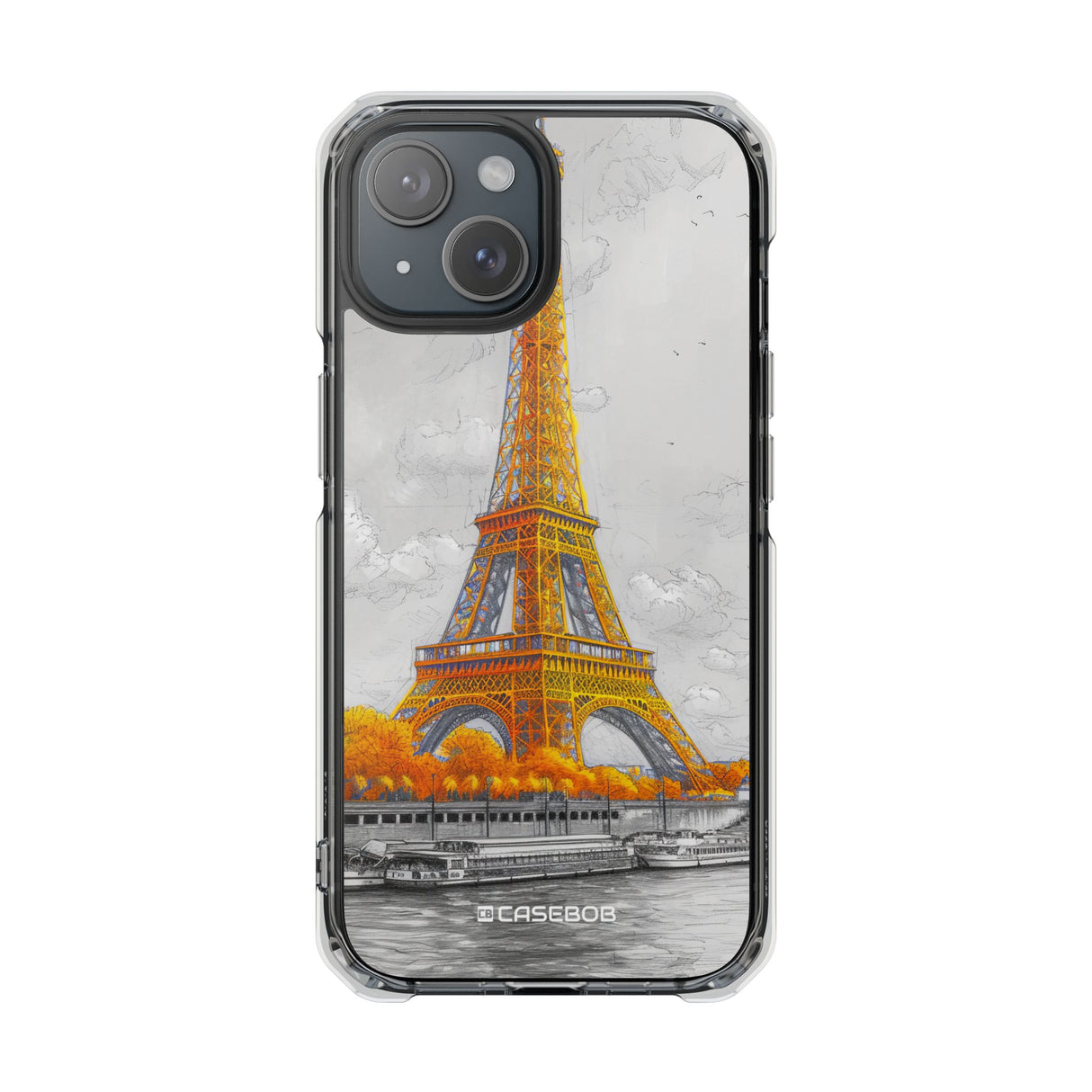 Autumnal Parisian Glow – Handyhülle für iPhone (Clear Impact – Magnetisch)