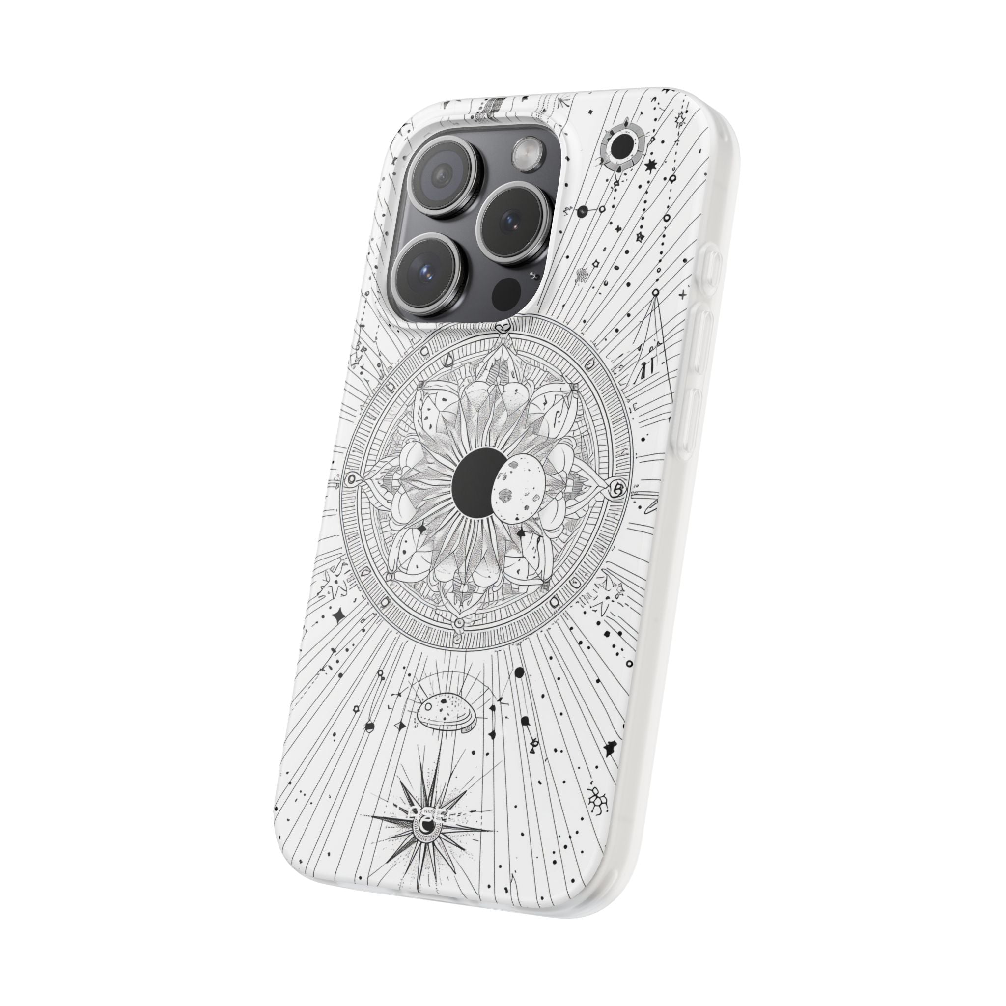 Celestial Mandala Mystique | Flexible Phone Case for iPhone