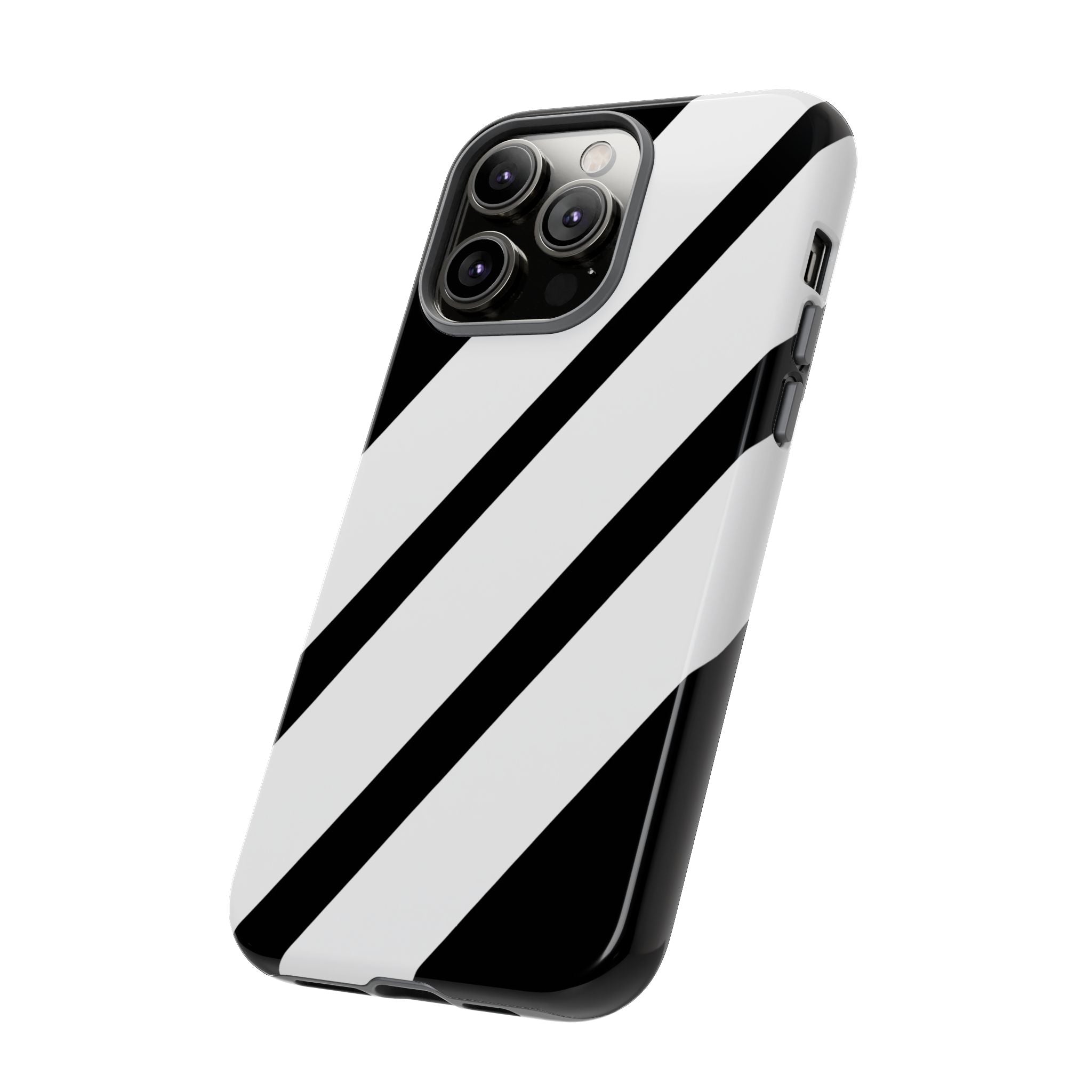 Monochrome Diagonal Symmetry - iPhone Case