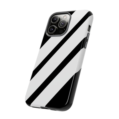Monochrome Diagonal Symmetry - iPhone Case
