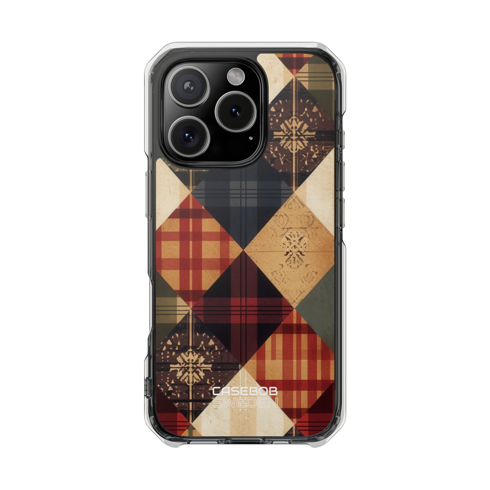Rustic Quilt Charm iPhone 16 - Impact Clear+