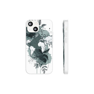 Botanical Cartography | Flexible Phone Case for iPhone