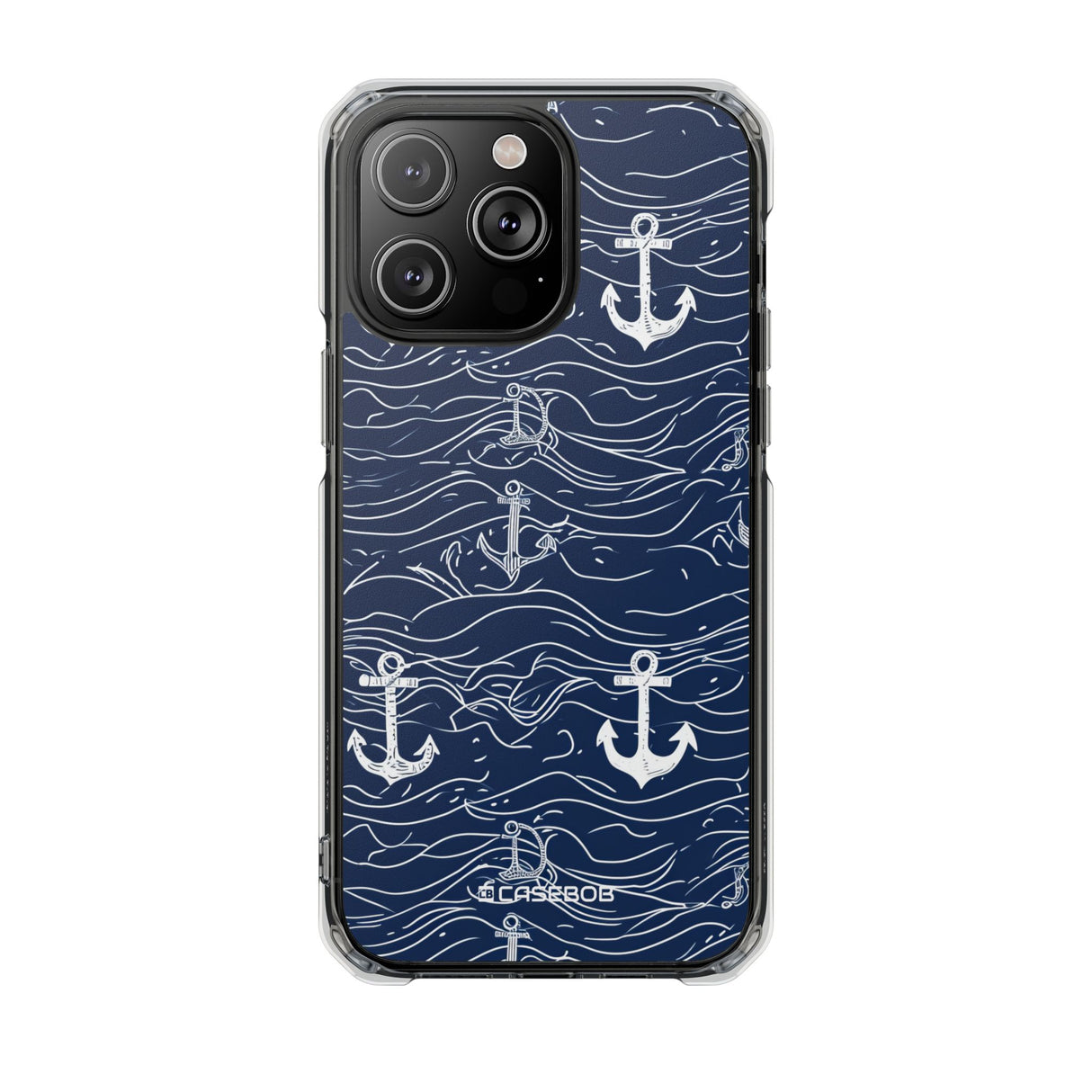 Nautical Serenity – Handyhülle für iPhone (Clear Impact – Magnetisch)