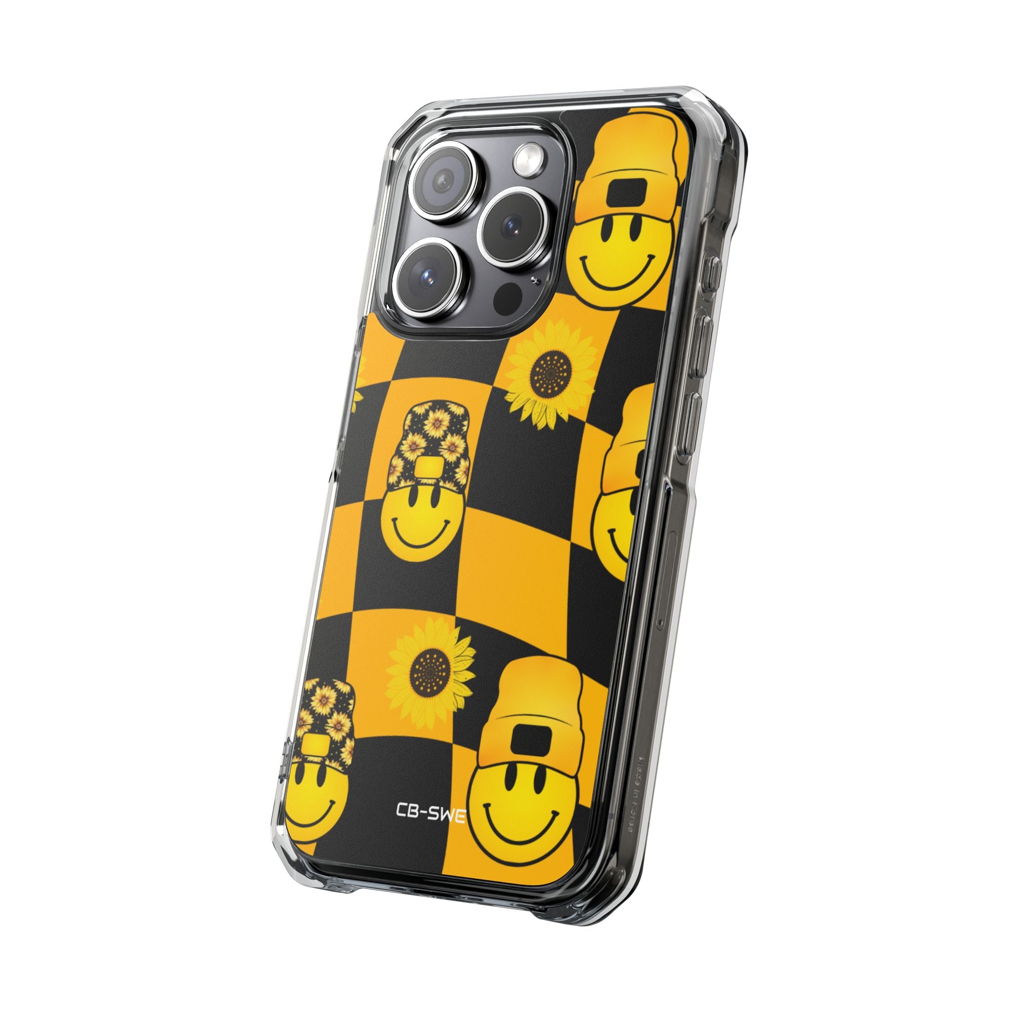 Joyful Checkered Smiles iPhone Case - Impact