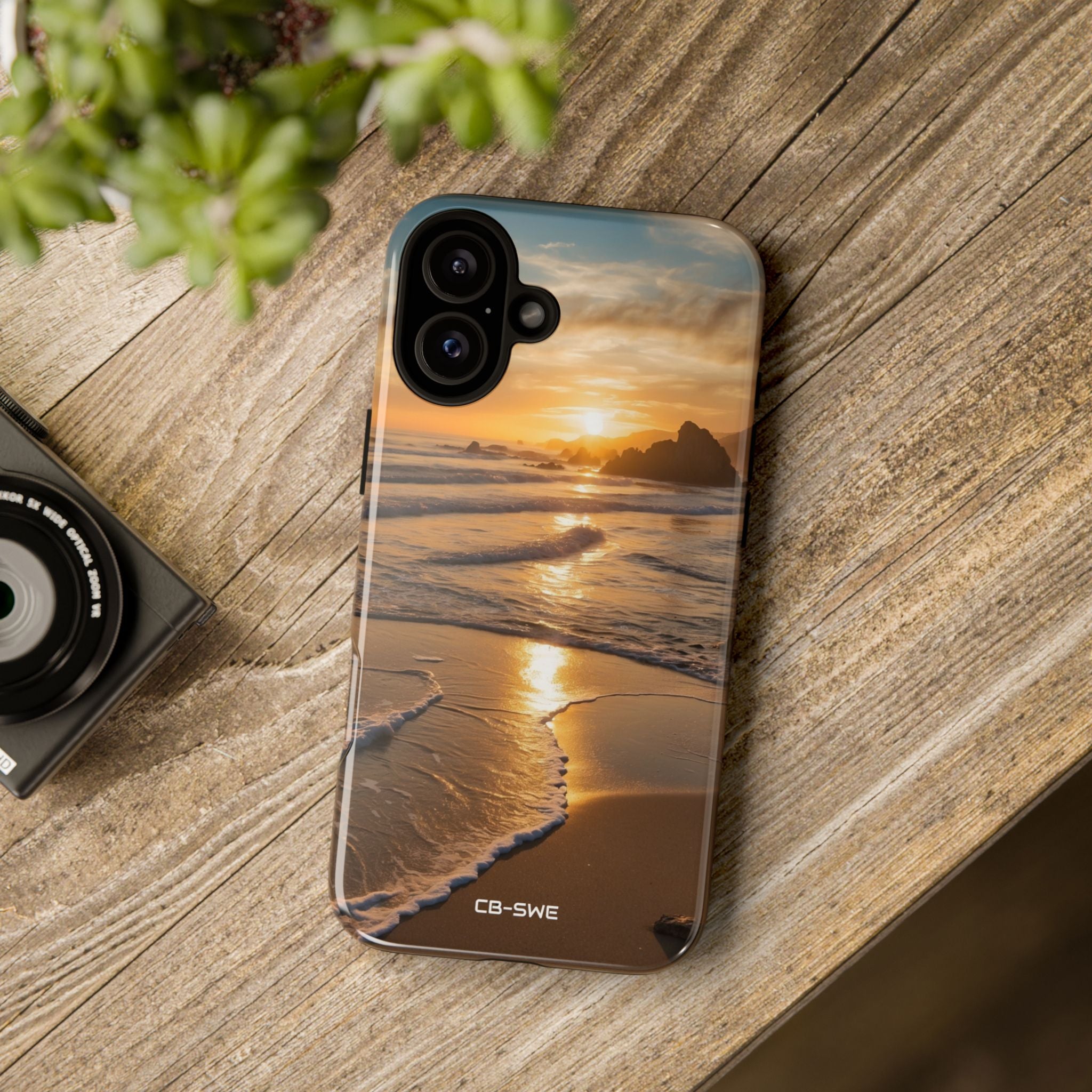 Waves Embrace Shore - iPhone Case