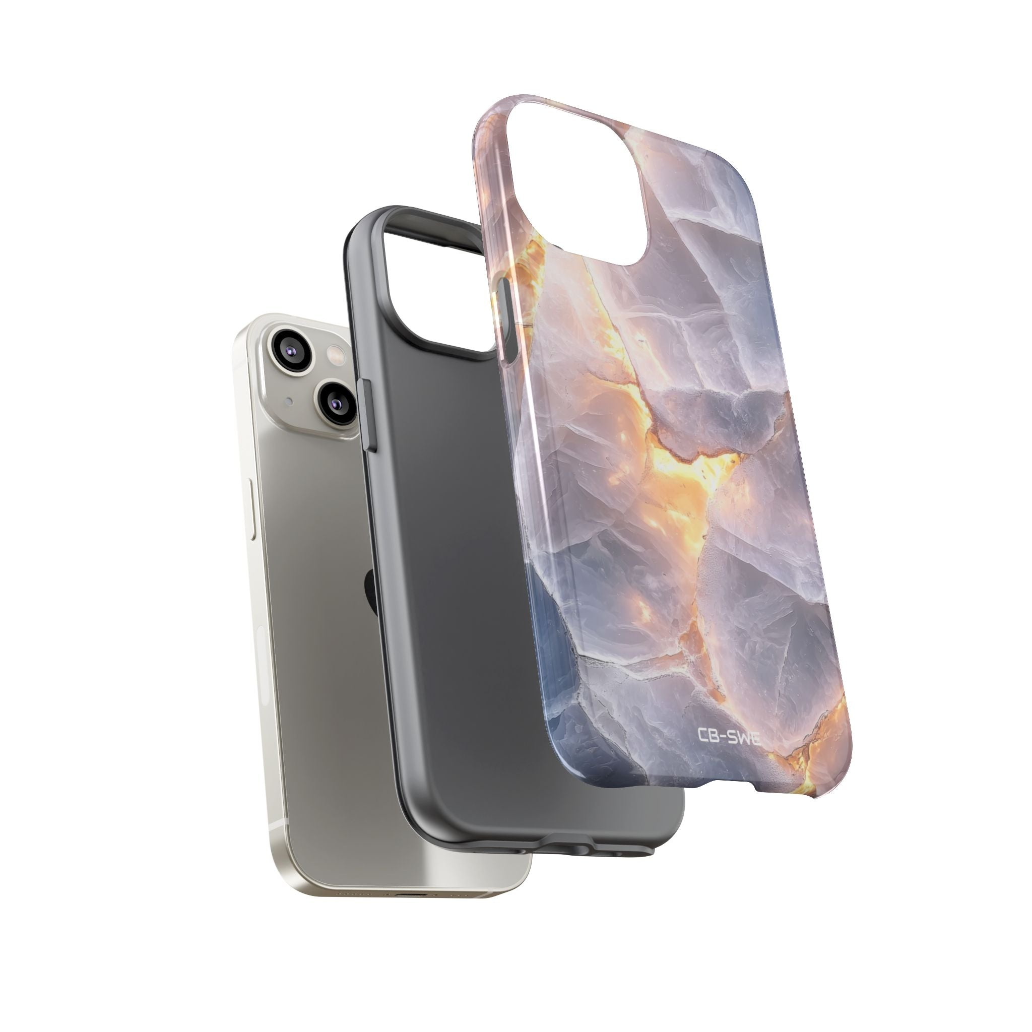 Glowing Stone Fragments - iPhone Case