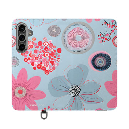 Outlined Bloom Radiance - Samsung S24 Case - Wallet