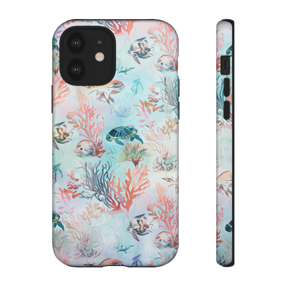 Pastel Underwater Serenade - Protective Phone Case