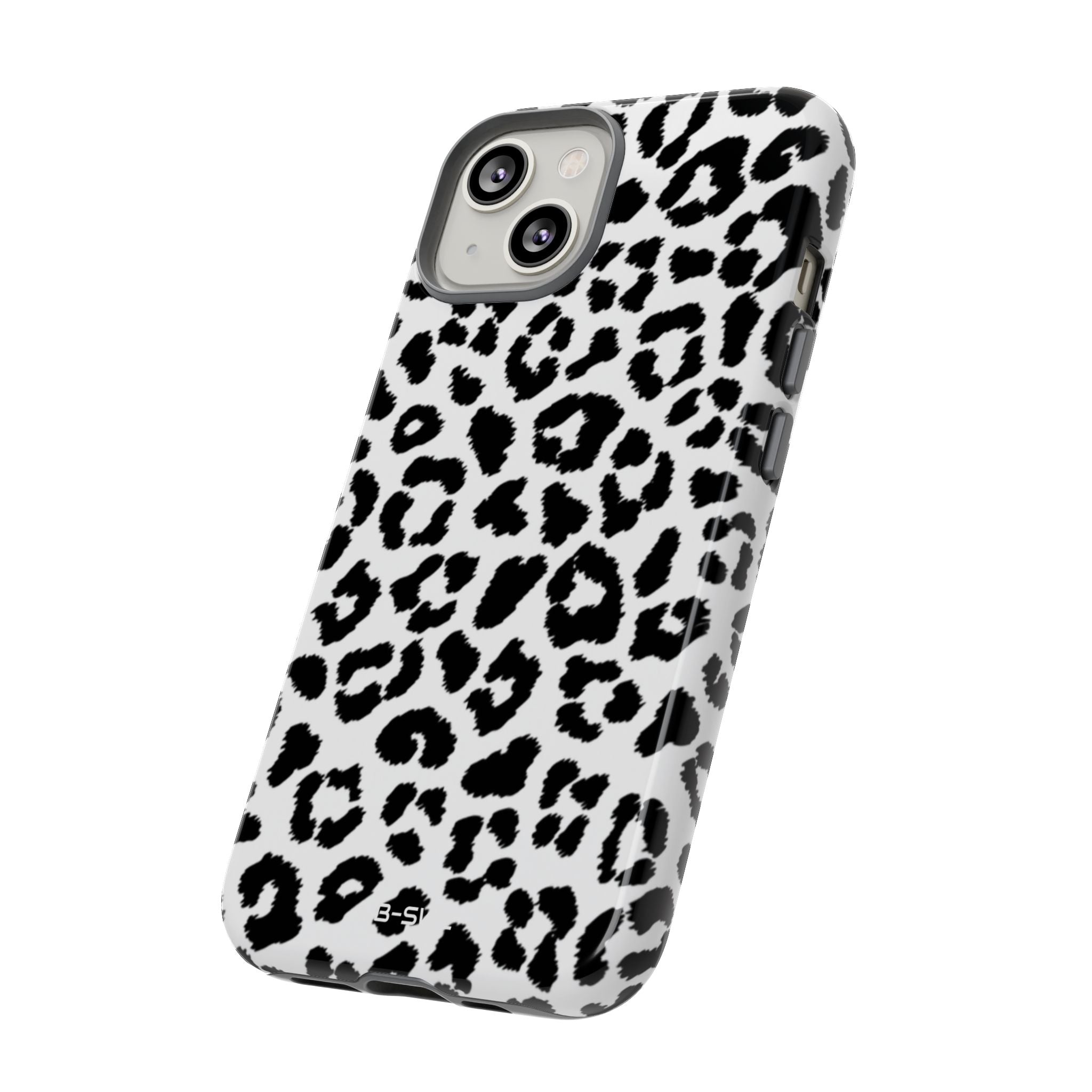 Monochrome Leopard Essence - iPhone Case