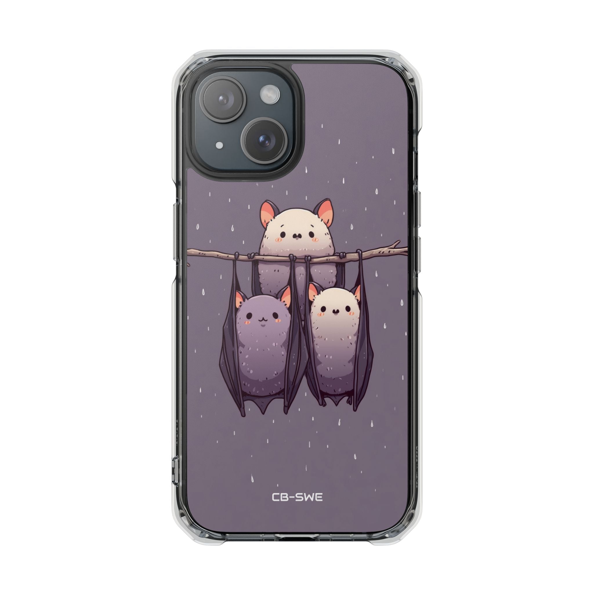 Bats Hang Playfully iPhone Case - Impact