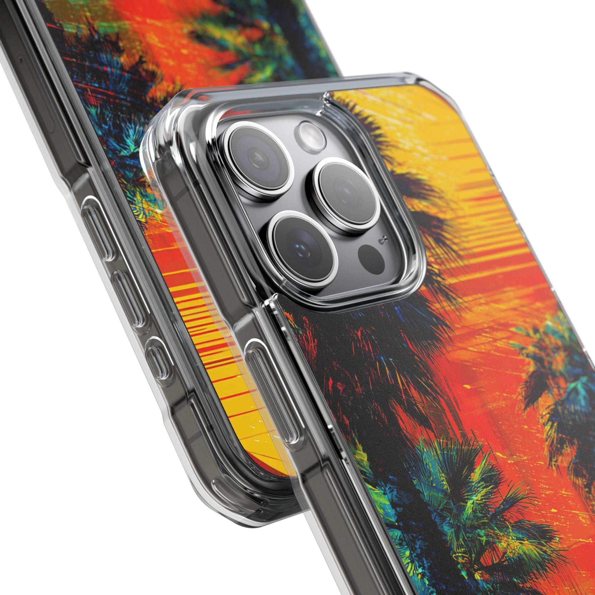 Summer Sunset Palms iPhone Case - Impact