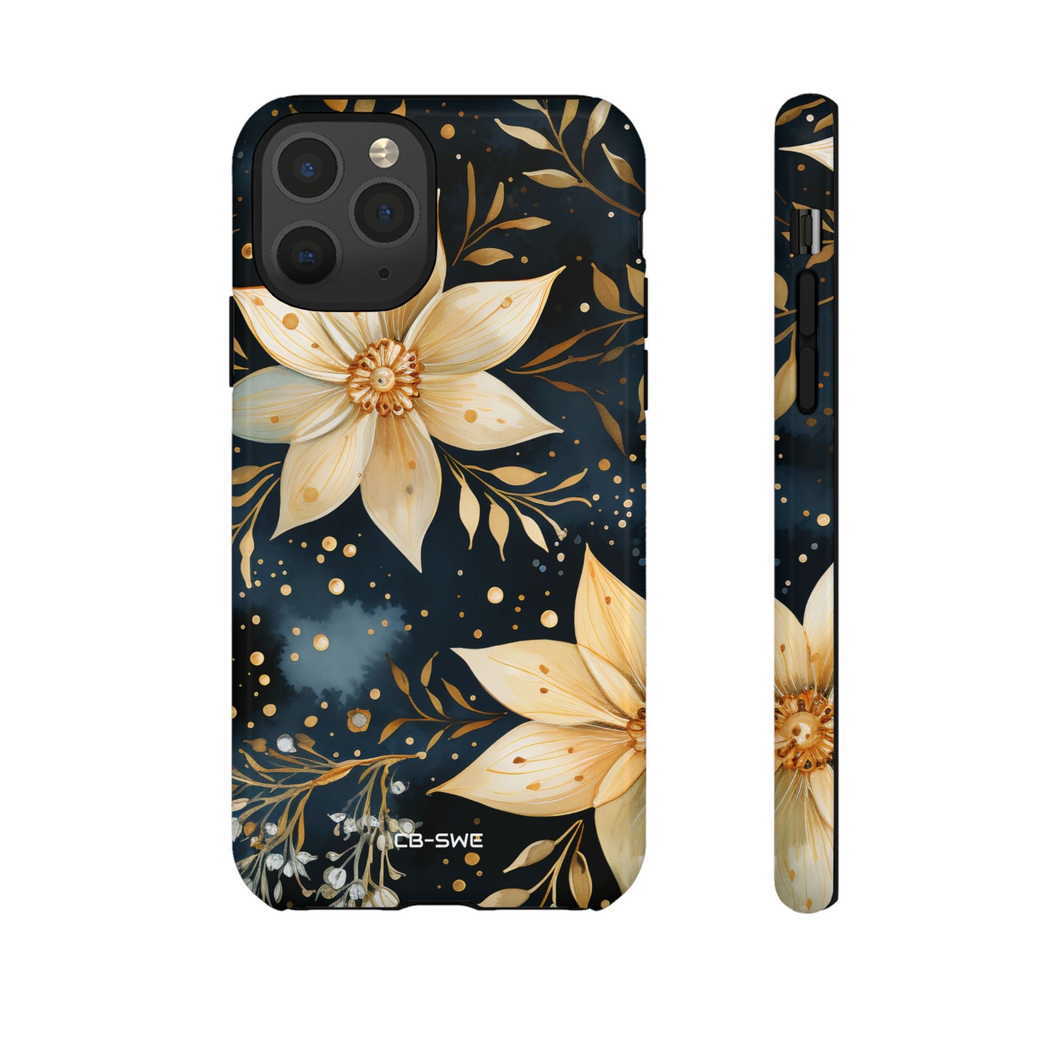 Floral Elegance Flourishes - iPhone Case