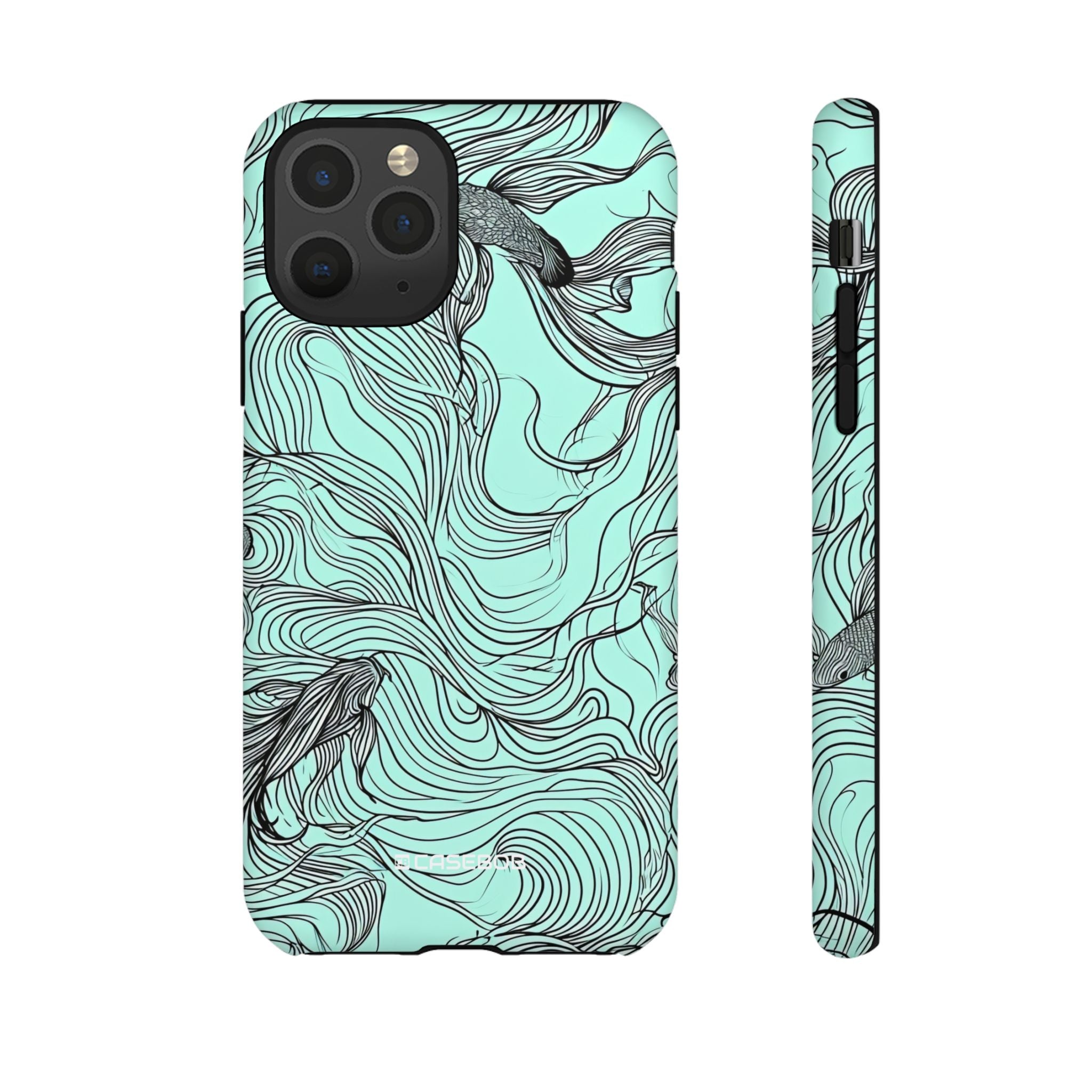 Aqua Serenity | Protective Phone Case for iPhone